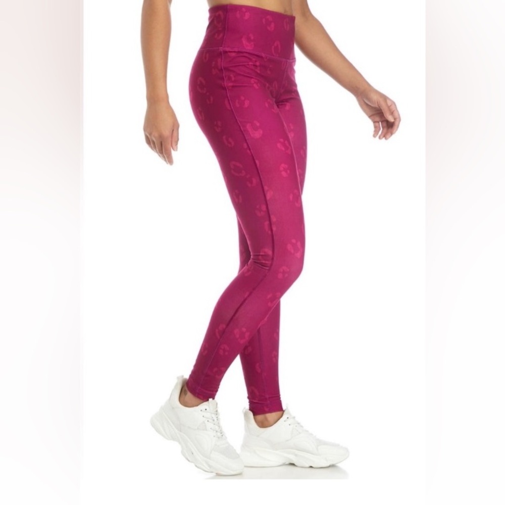 Pink Leopard Print Leggings